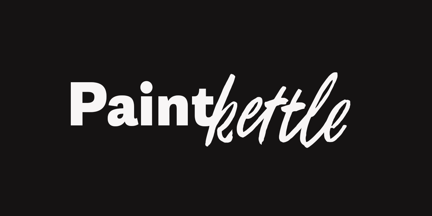 Matchstick Font Poster #1
