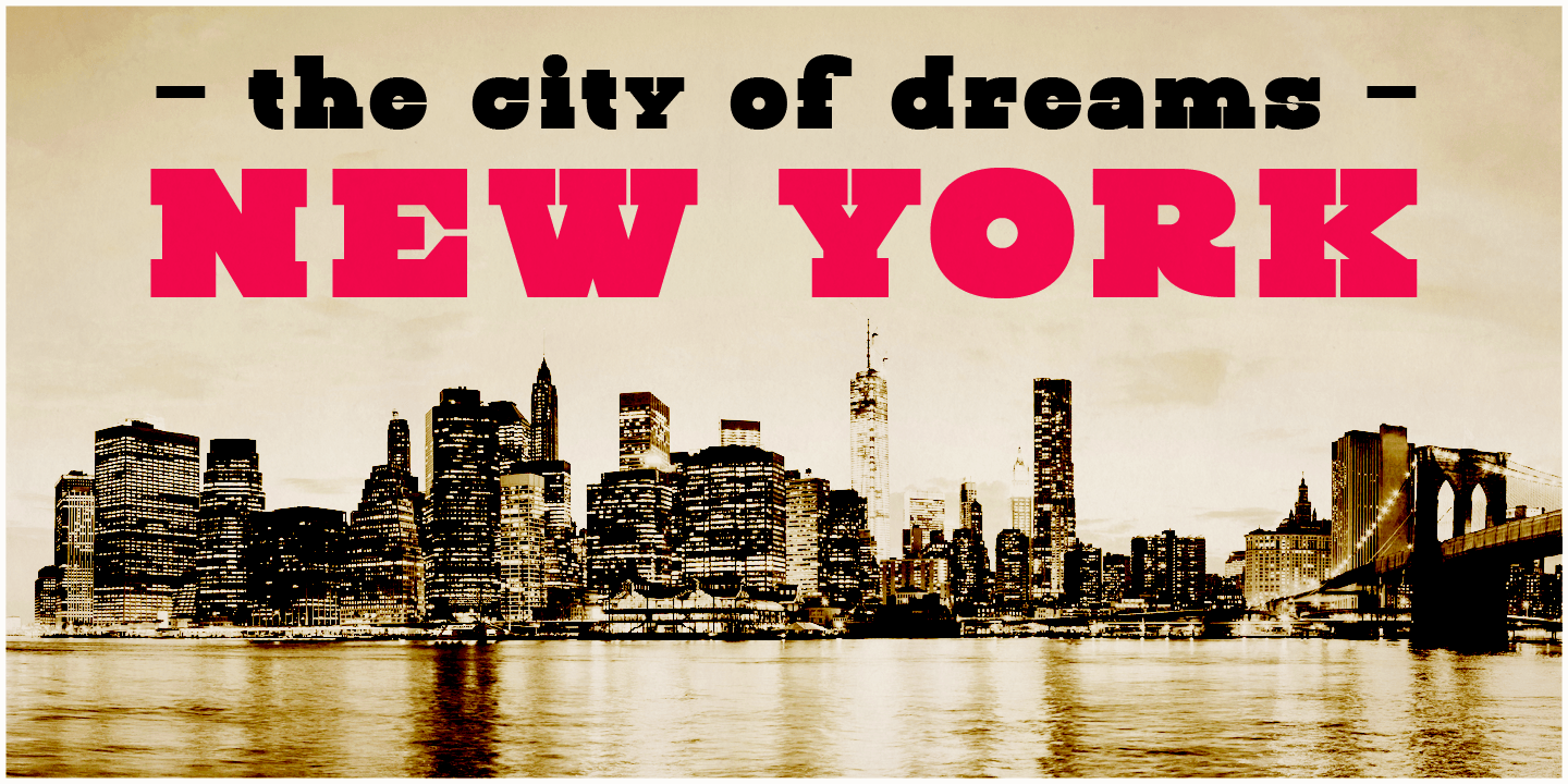 Steampunk Font Poster #1