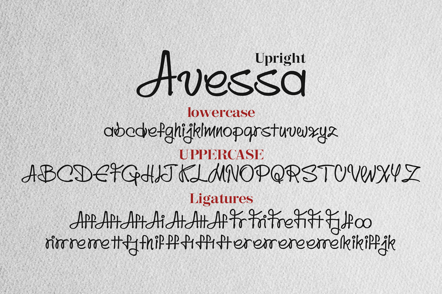 Avessa Font Poster #1