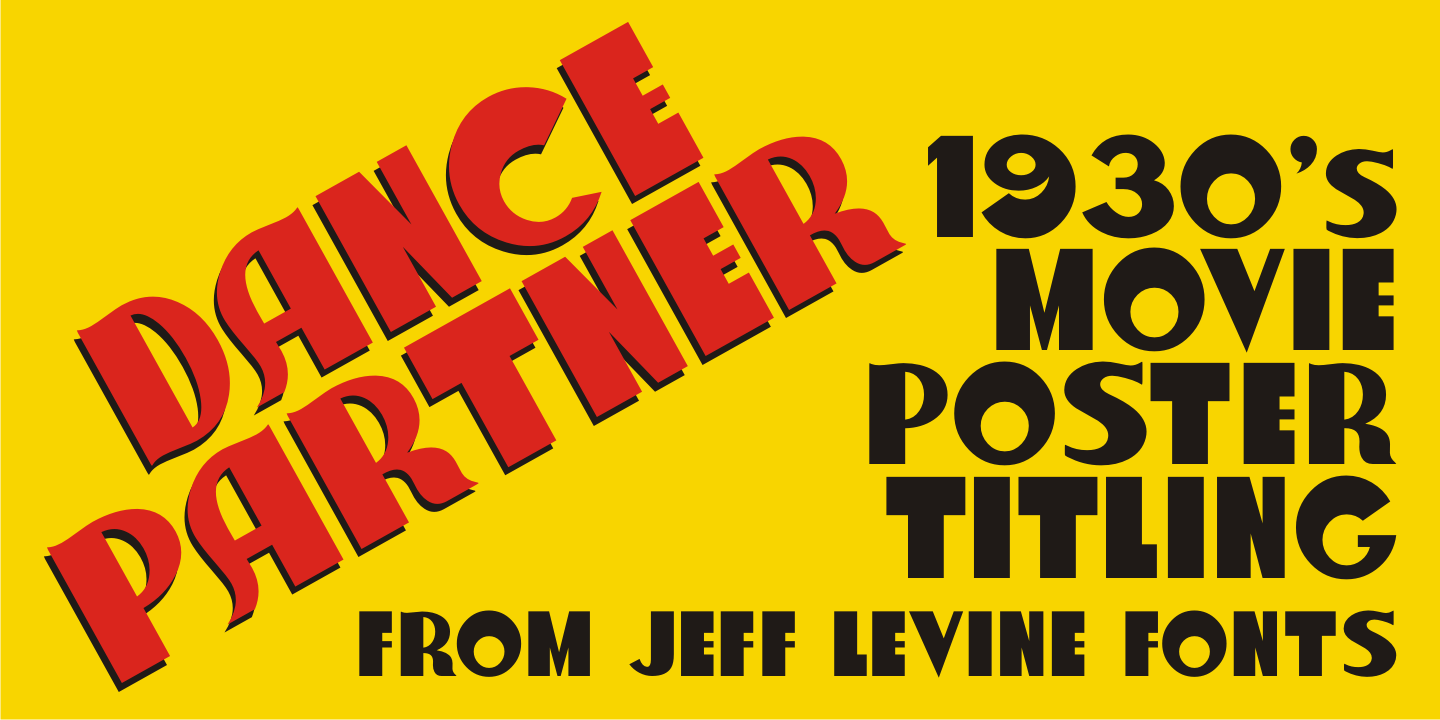 Dance Partner Font Poster #1
