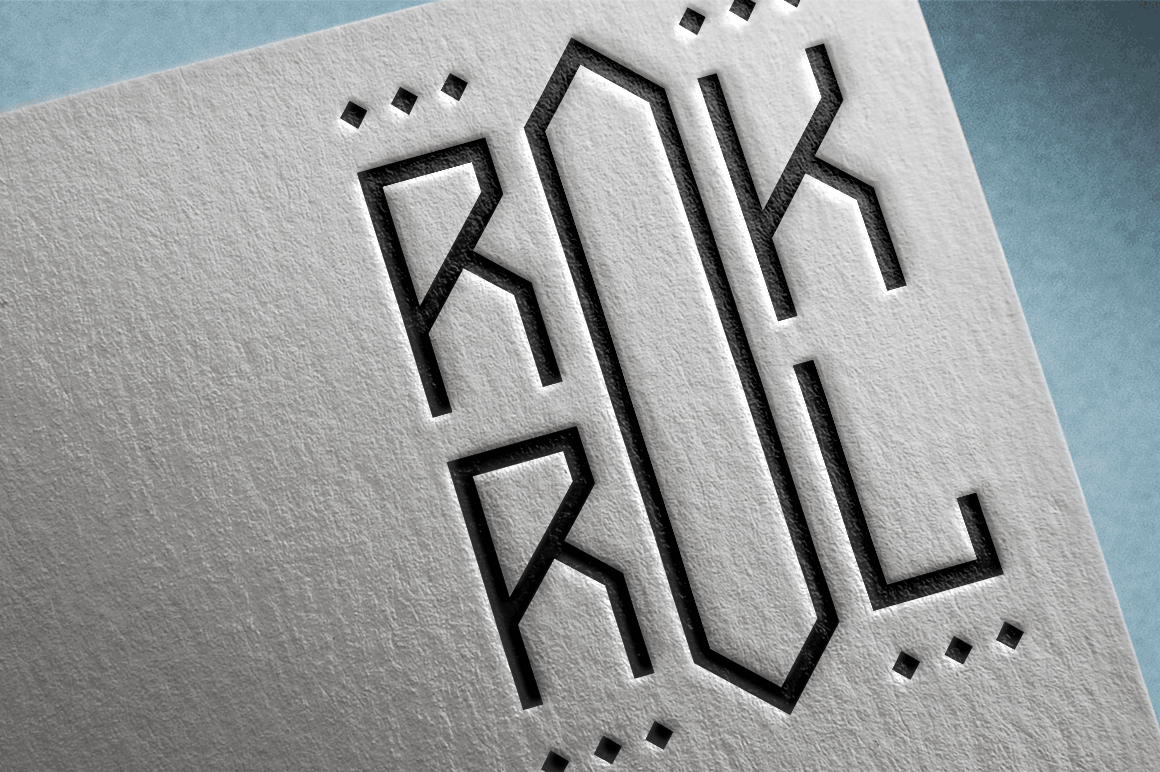 MFC Joliet Monograms Font Poster #1