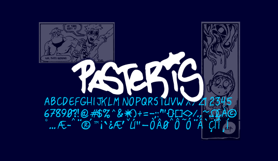 Pasteris Font Poster #1