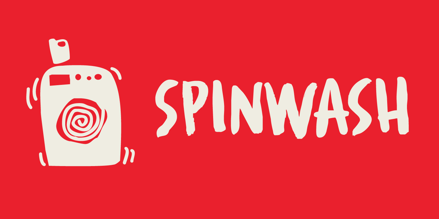 Spinwash Font Poster #1