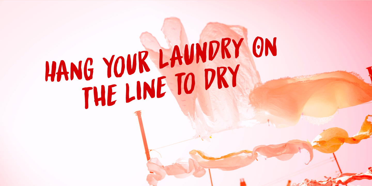 Spinwash Font Poster #1