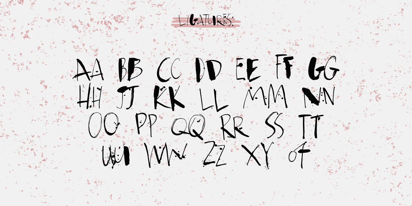 Atonement Font Poster #1