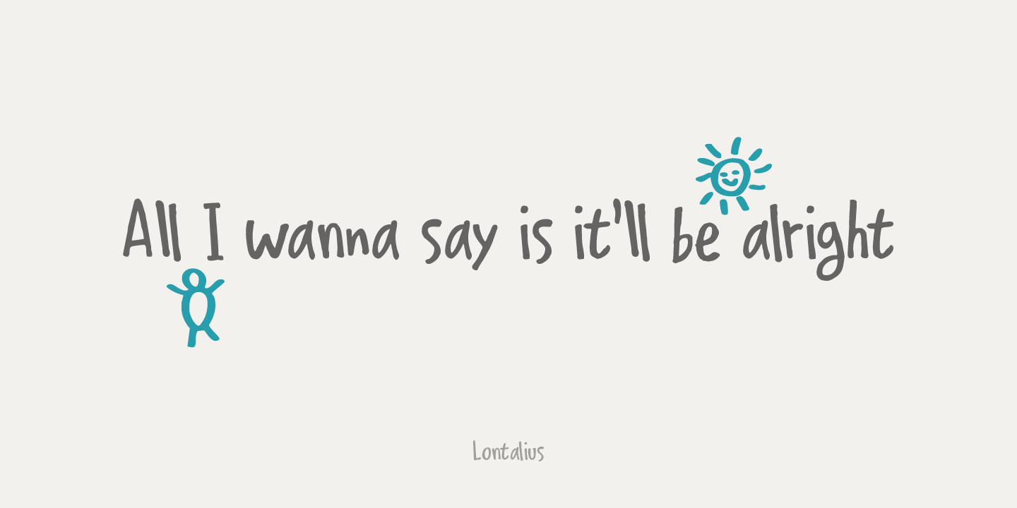 Delivery Note Font Poster #1