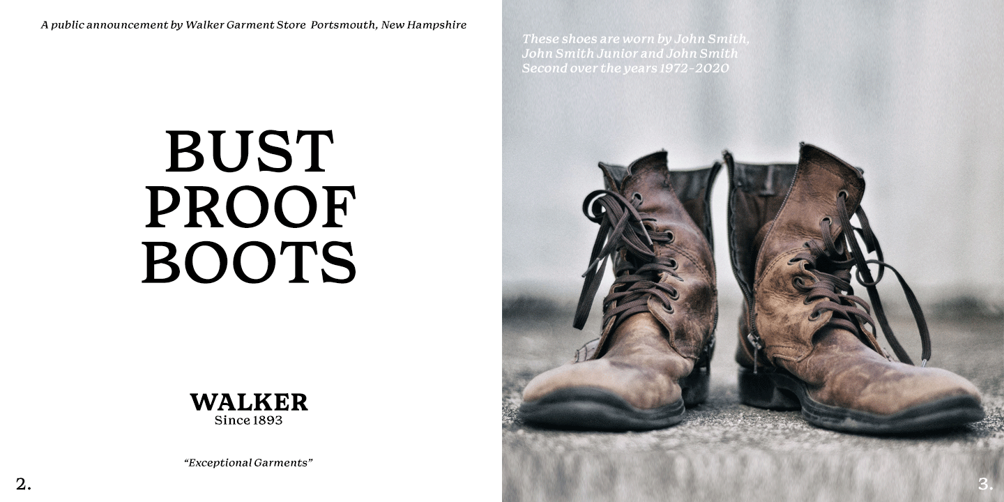 Walden Font Poster #1