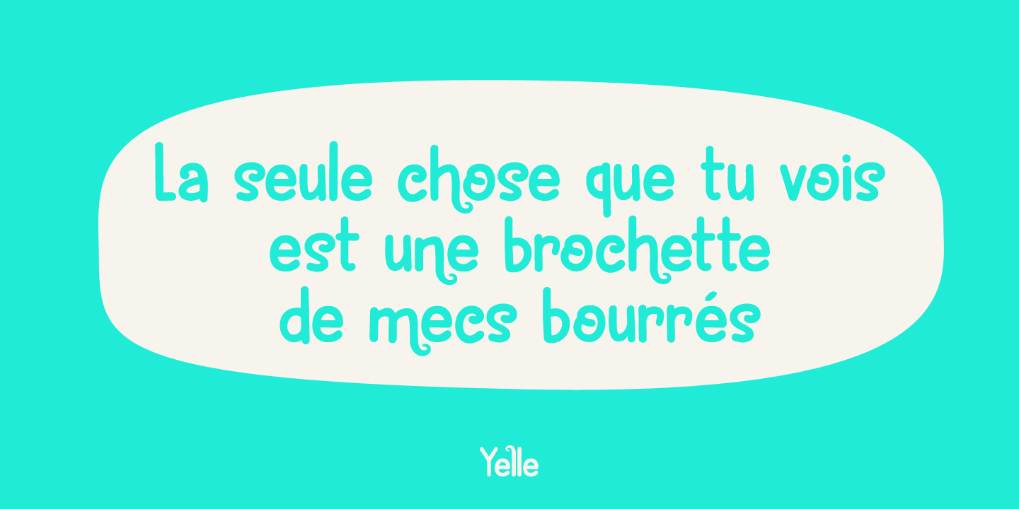 Brochette Font Poster #1