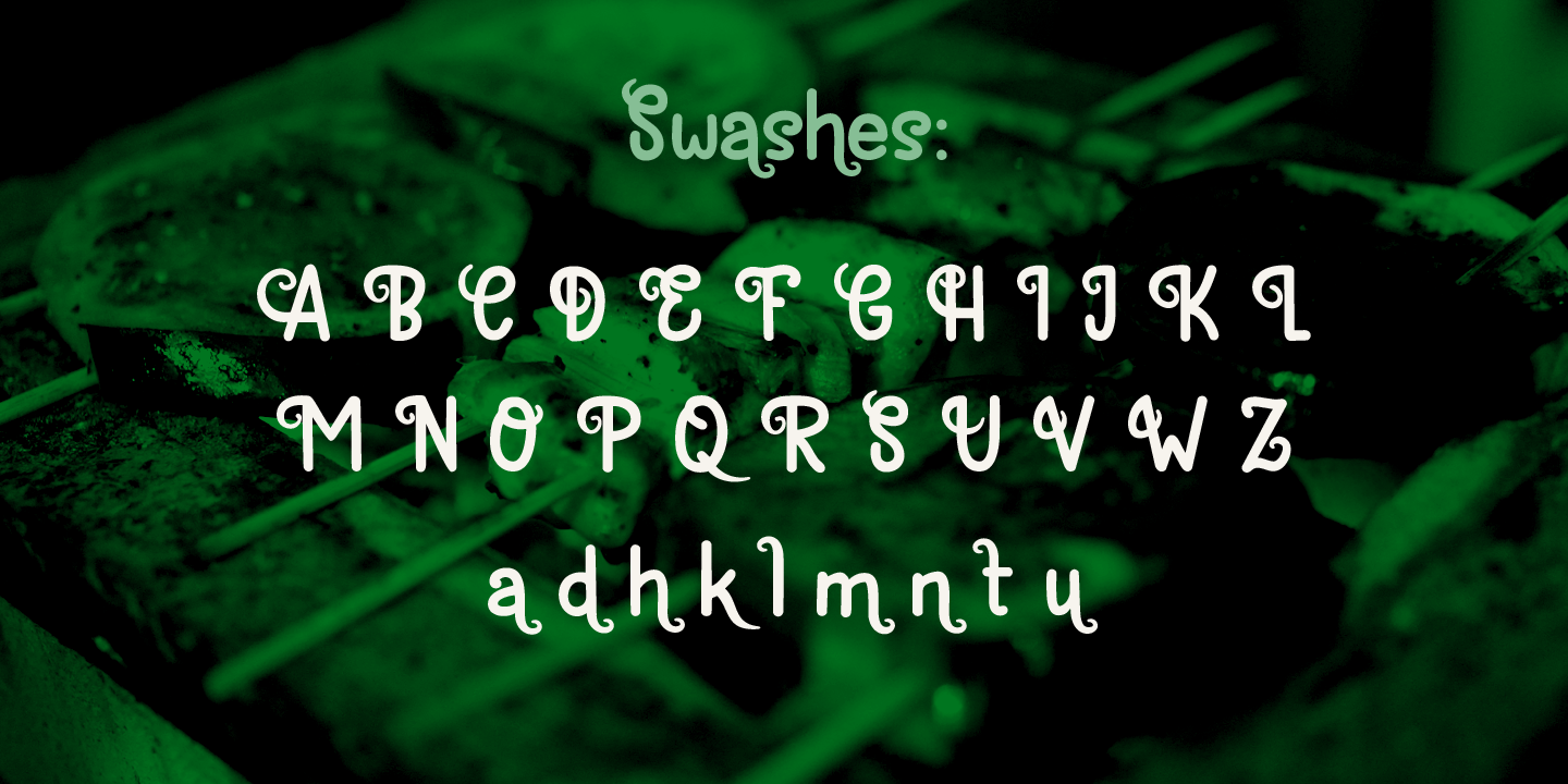 Brochette Font Poster #1