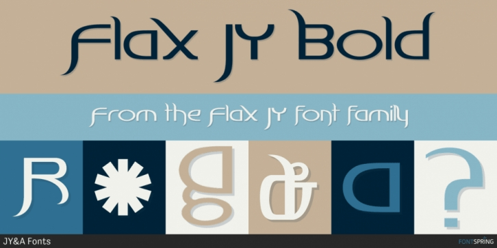 Flax JY Font Poster #1