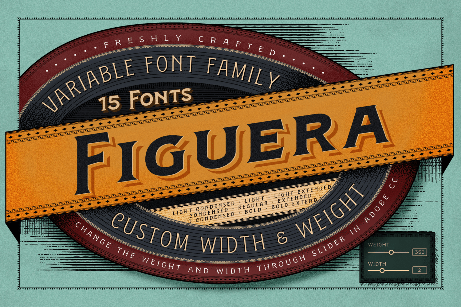 Figuera Font Family Poster