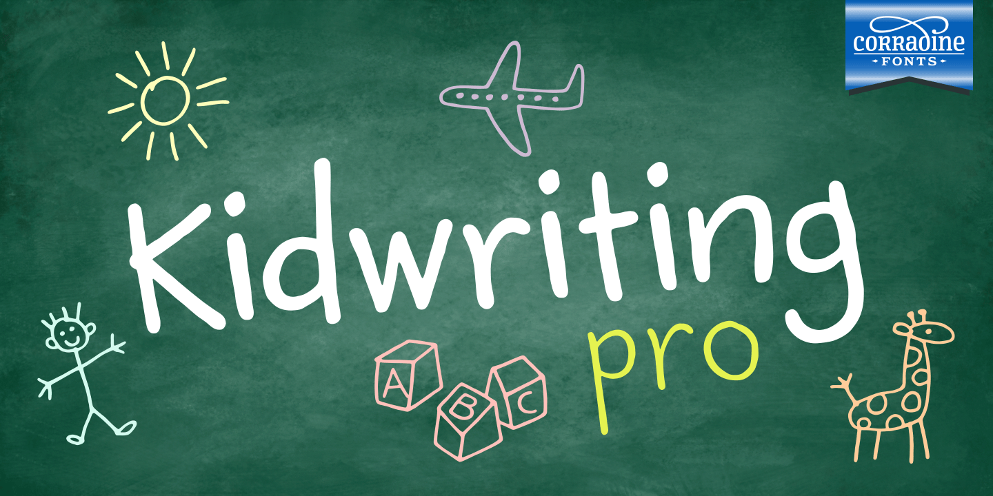 Kidwriting Font Poster #1