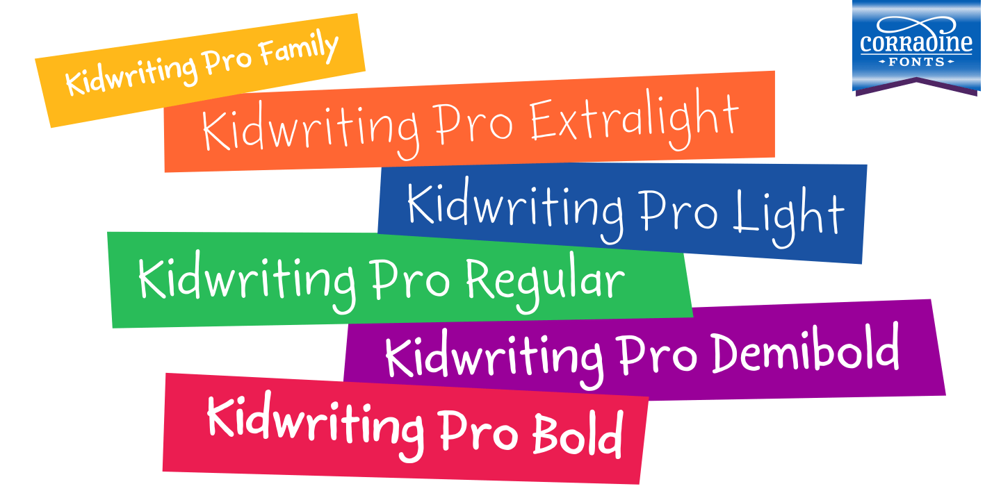 Kidwriting Font Poster #1