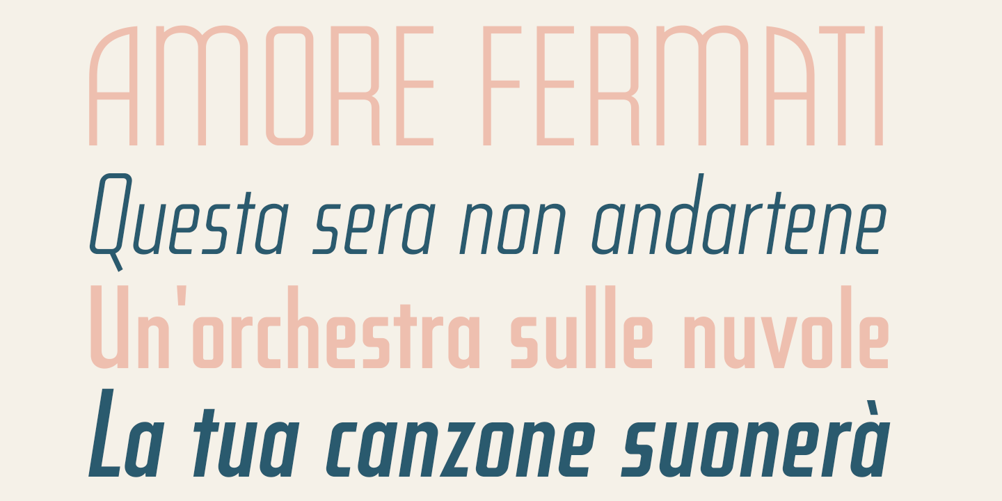 Postale Font Poster #1