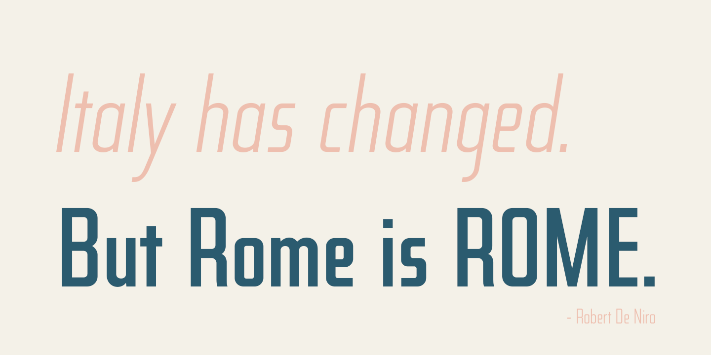 Postale Font Poster #1