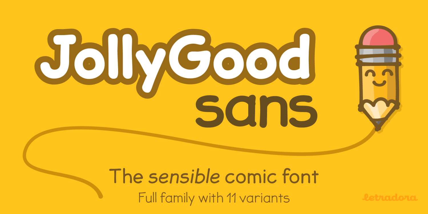 Jolly Good Sans Font Poster #1