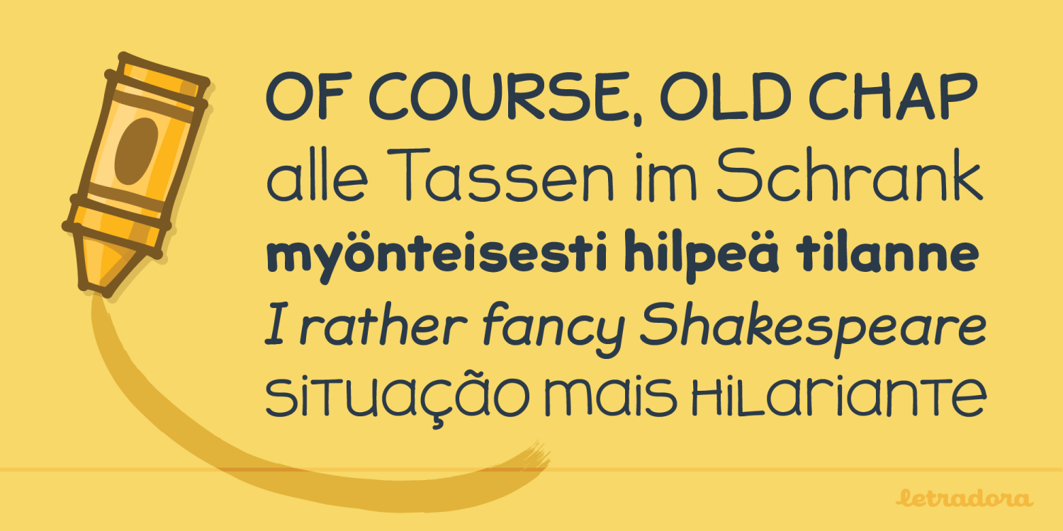 Jolly Good Sans Font Poster #1