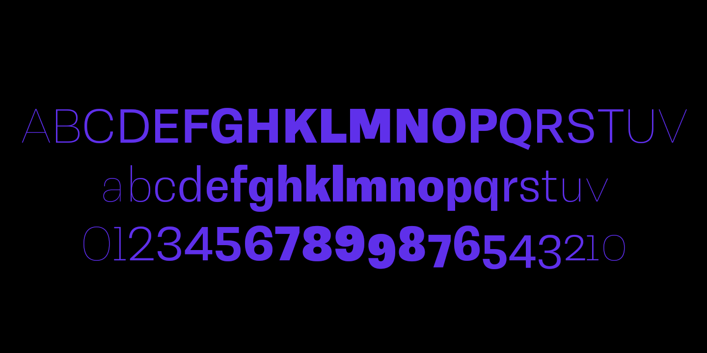 Avion Font Poster #1