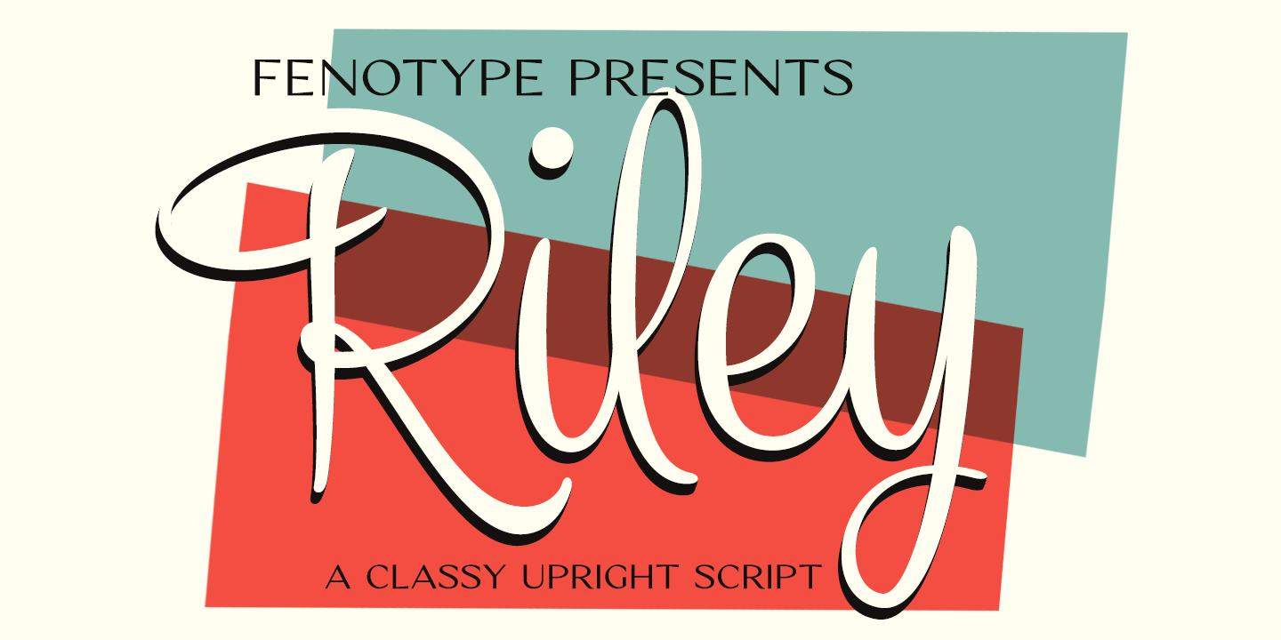 Riley Font Family Poster