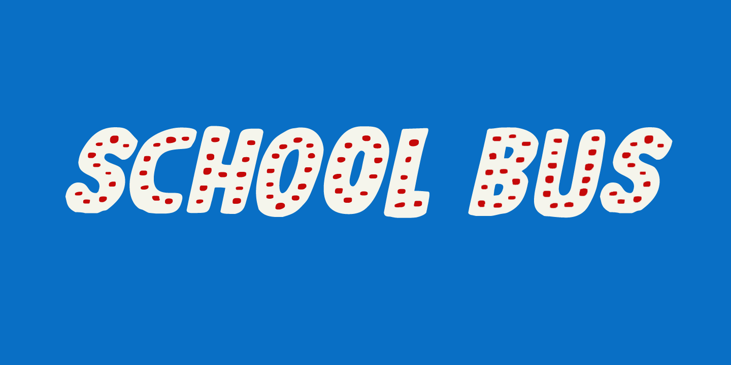 Doubledecker Font Poster #1