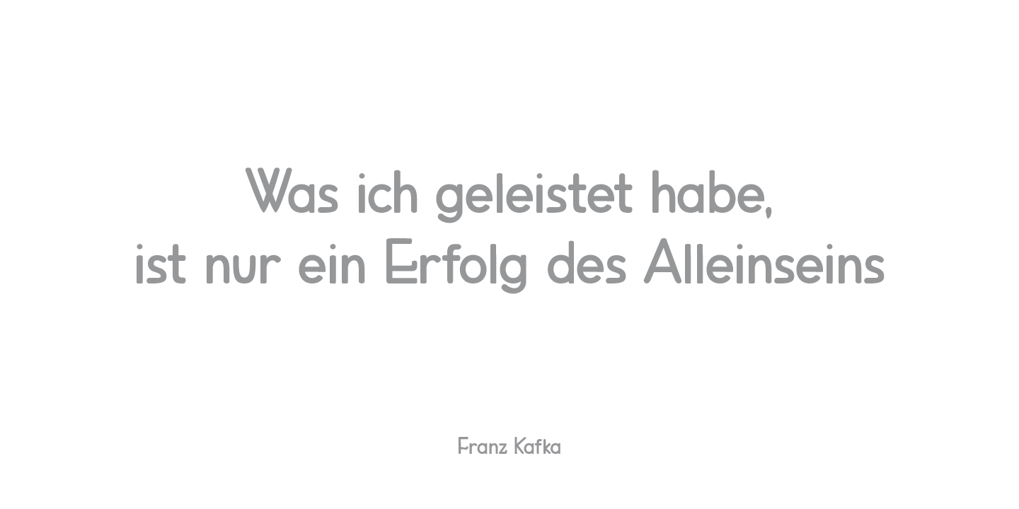 Neuer Weltschmerz Font Poster #1