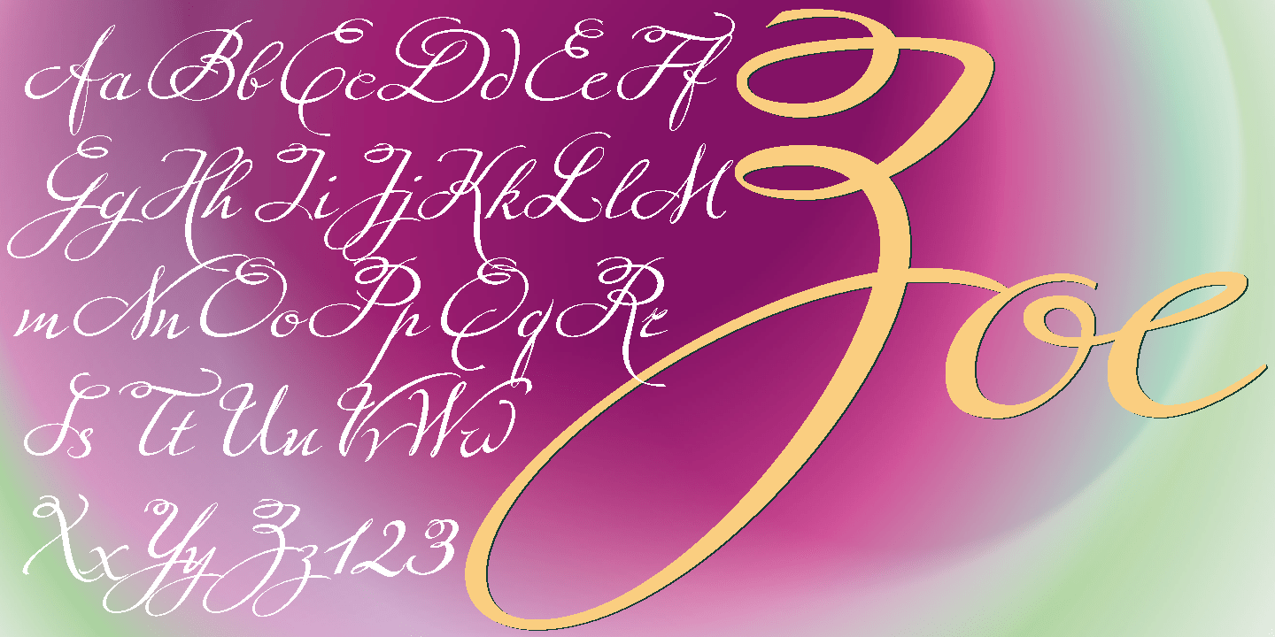 Zoe Hand Lettering Zoe Font Family by Autographis | Font Bros