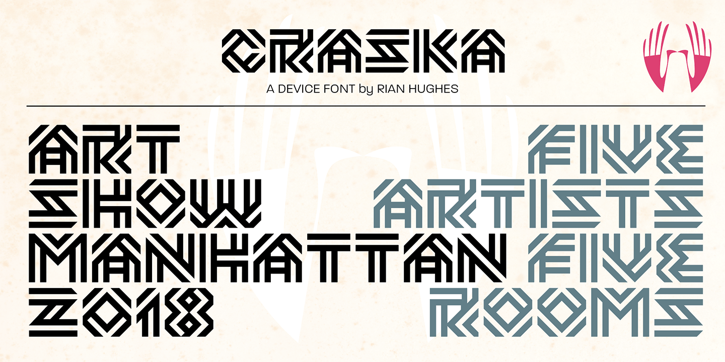 Craska Font Poster #1