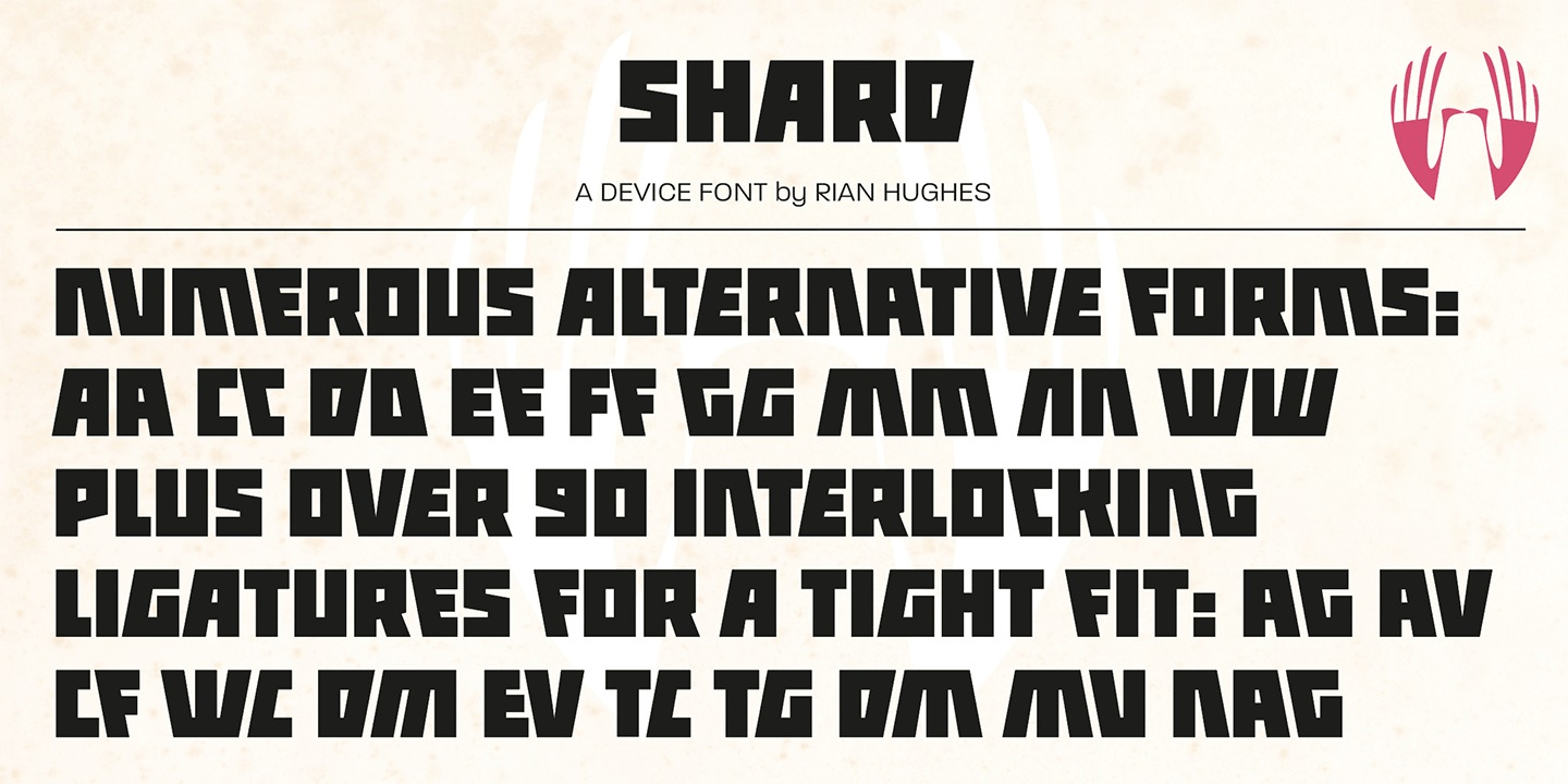 Shard Font Poster #1