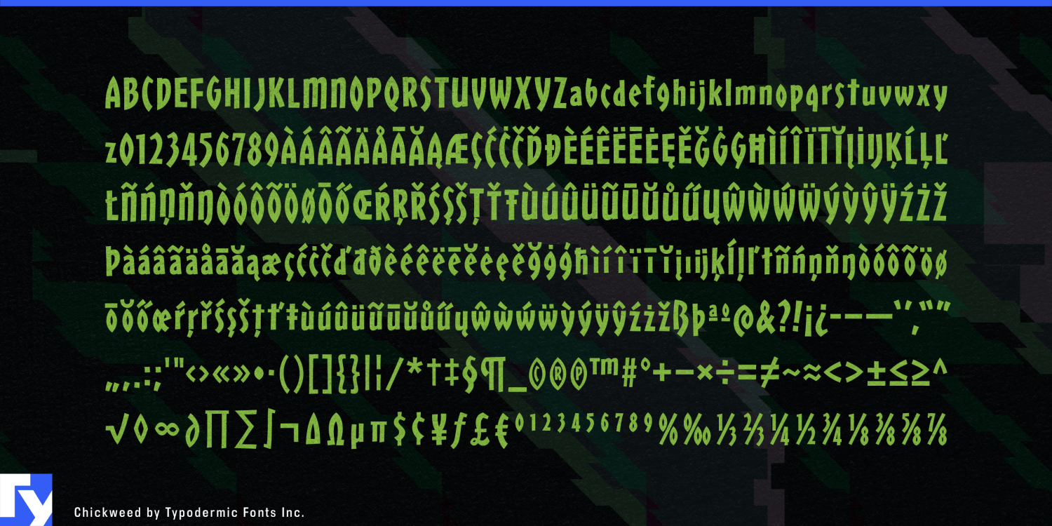 Chickweed Font Poster #1