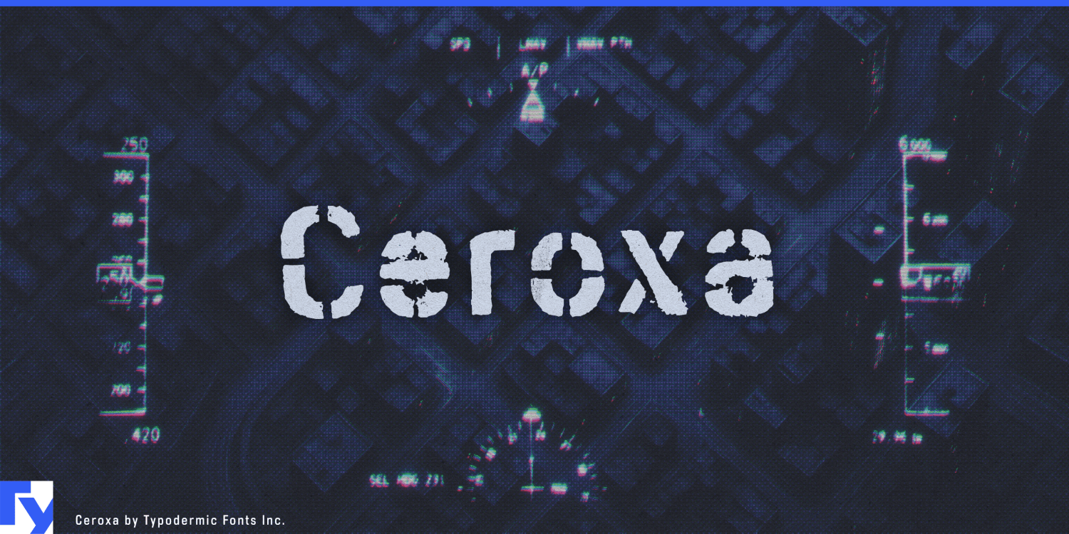 Ceroxa Font Poster #1