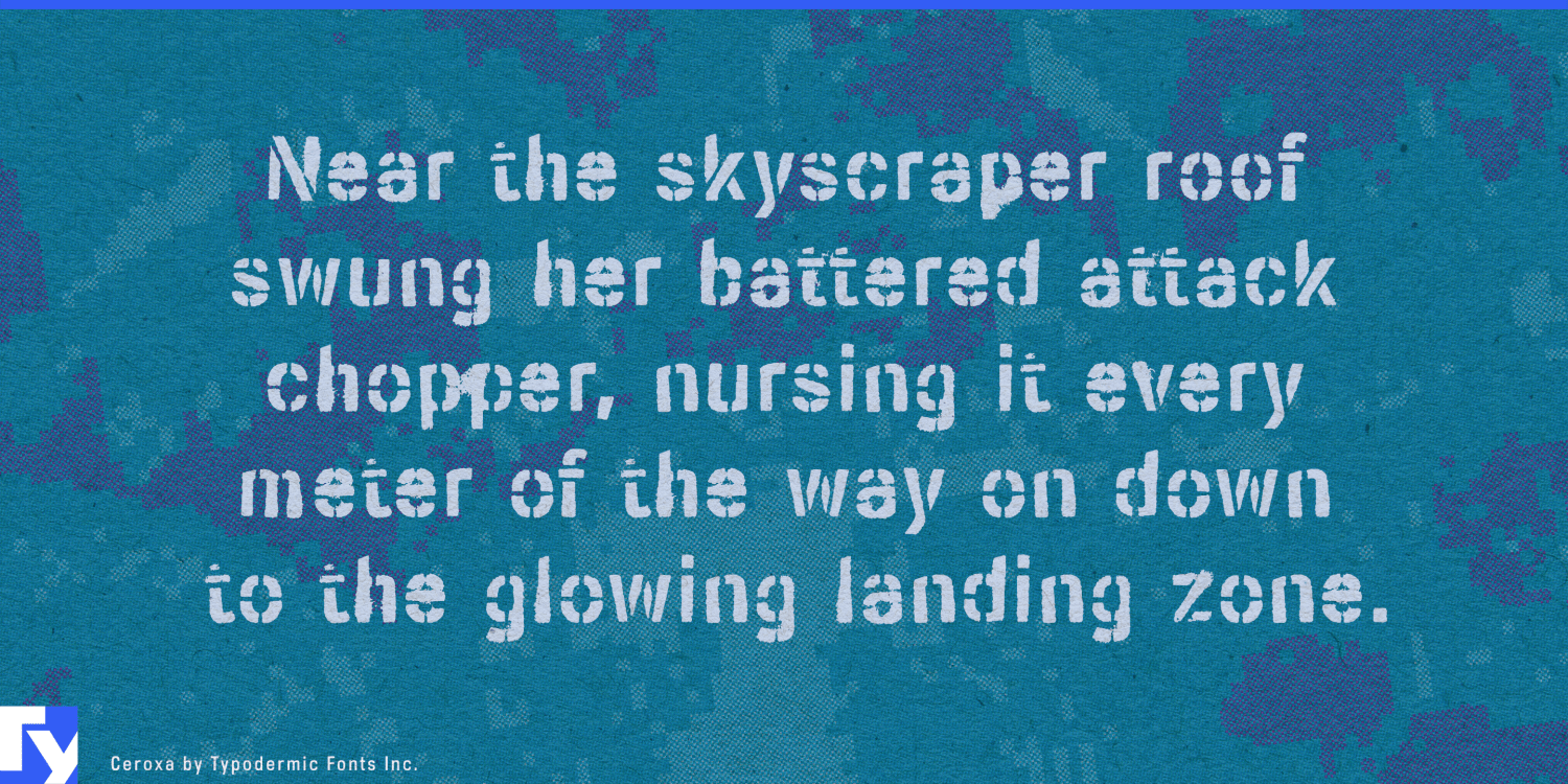 Ceroxa Font Poster #1