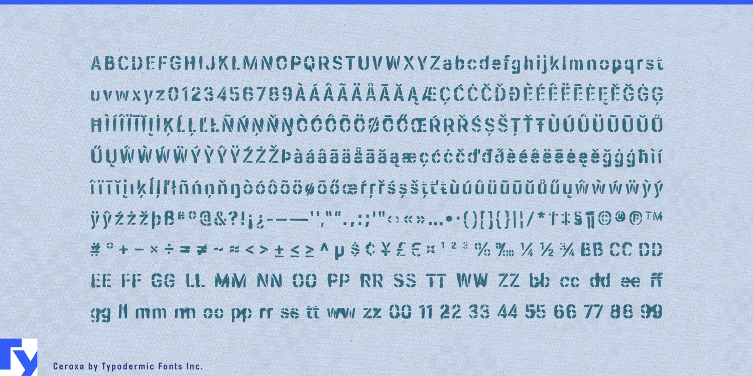 Ceroxa Font Poster #1