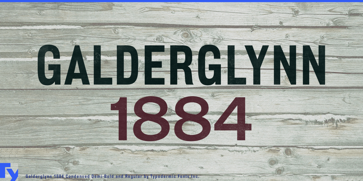 Galderglynn 1884 Font Poster #1