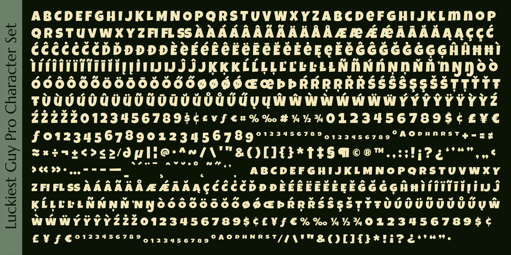 Luckiest Guy Pro Font Poster #1