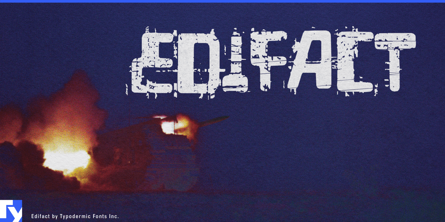Edifact Font Poster #1
