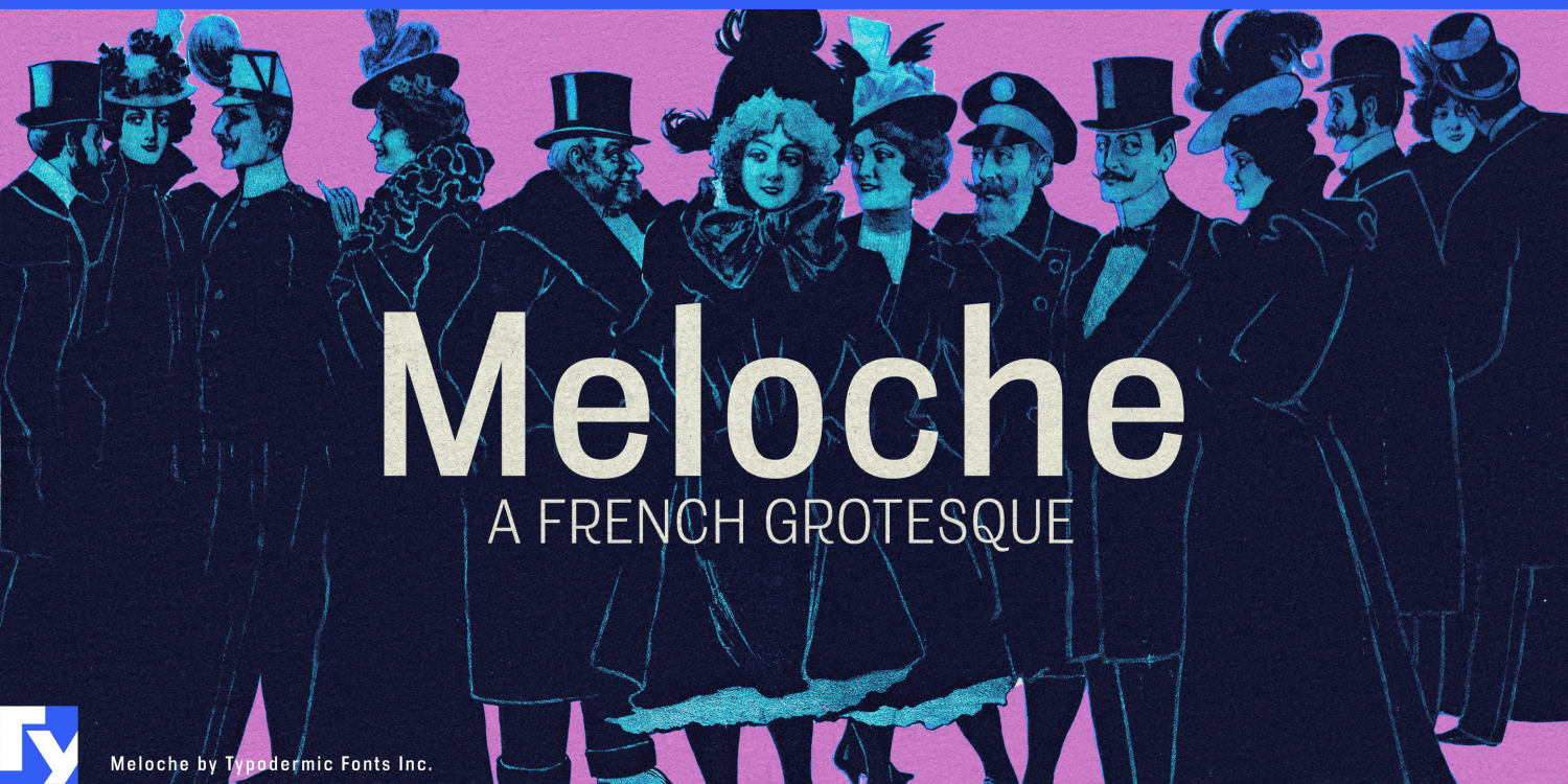 Meloche Font Poster #1