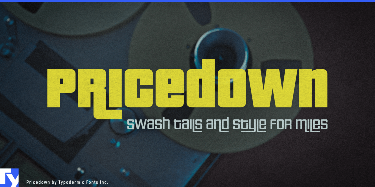 Pricedown Font Poster #1