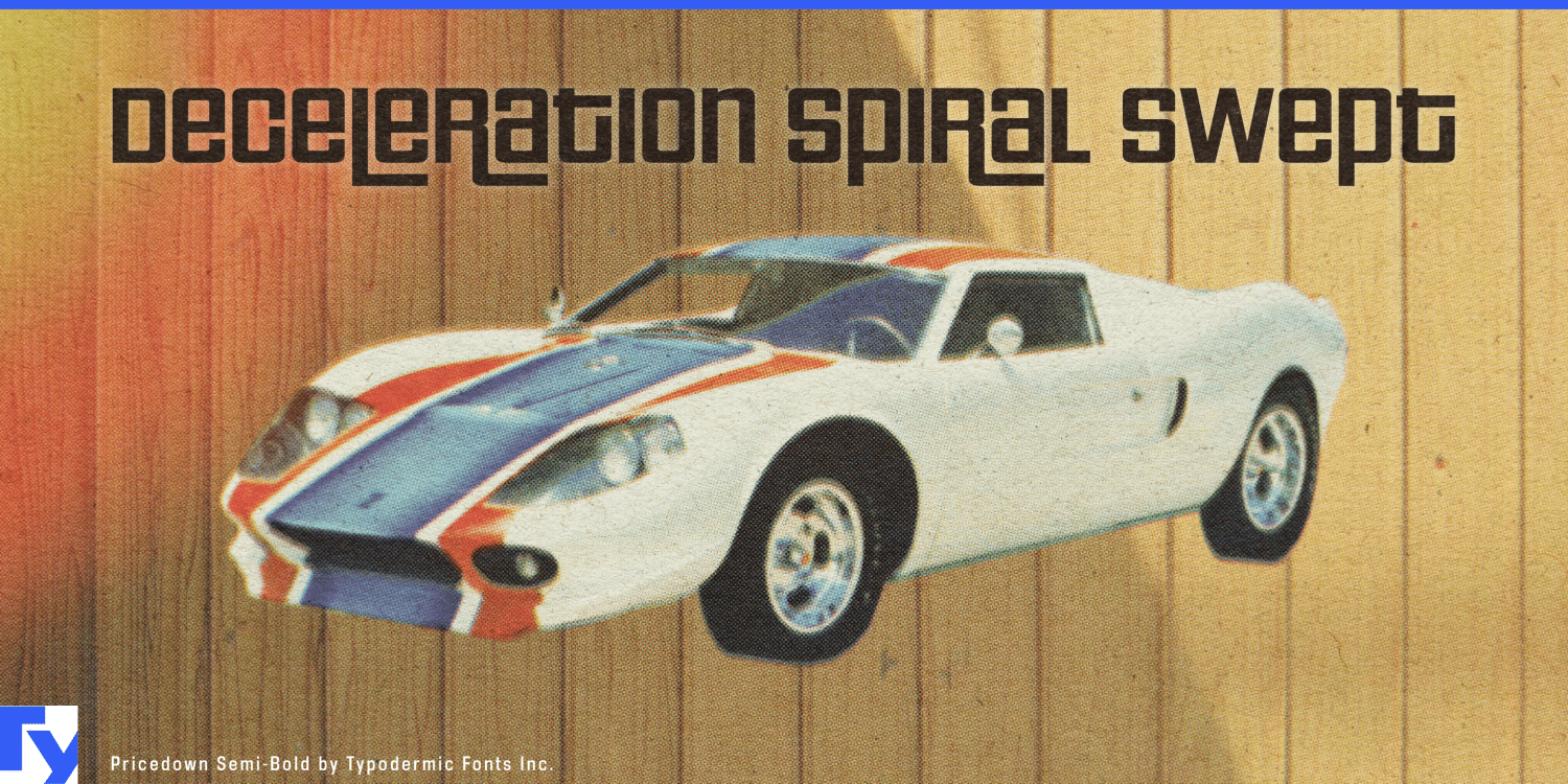 Pricedown Font Poster #1