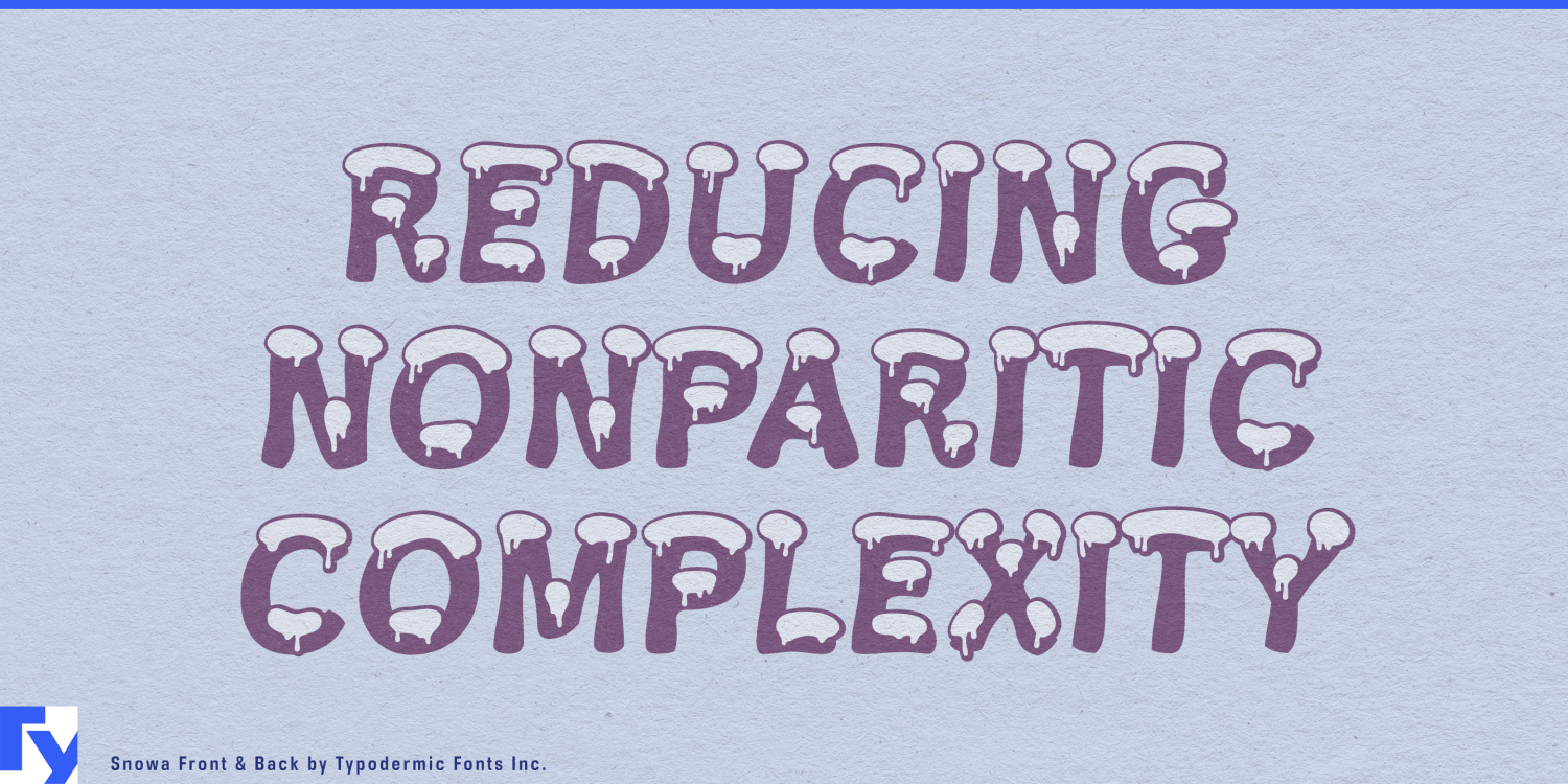 Snowa Font Poster #1