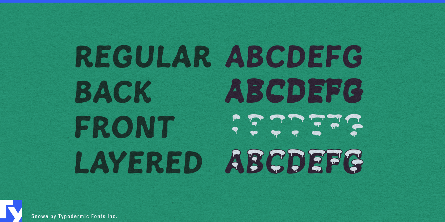 Snowa Font Poster #1