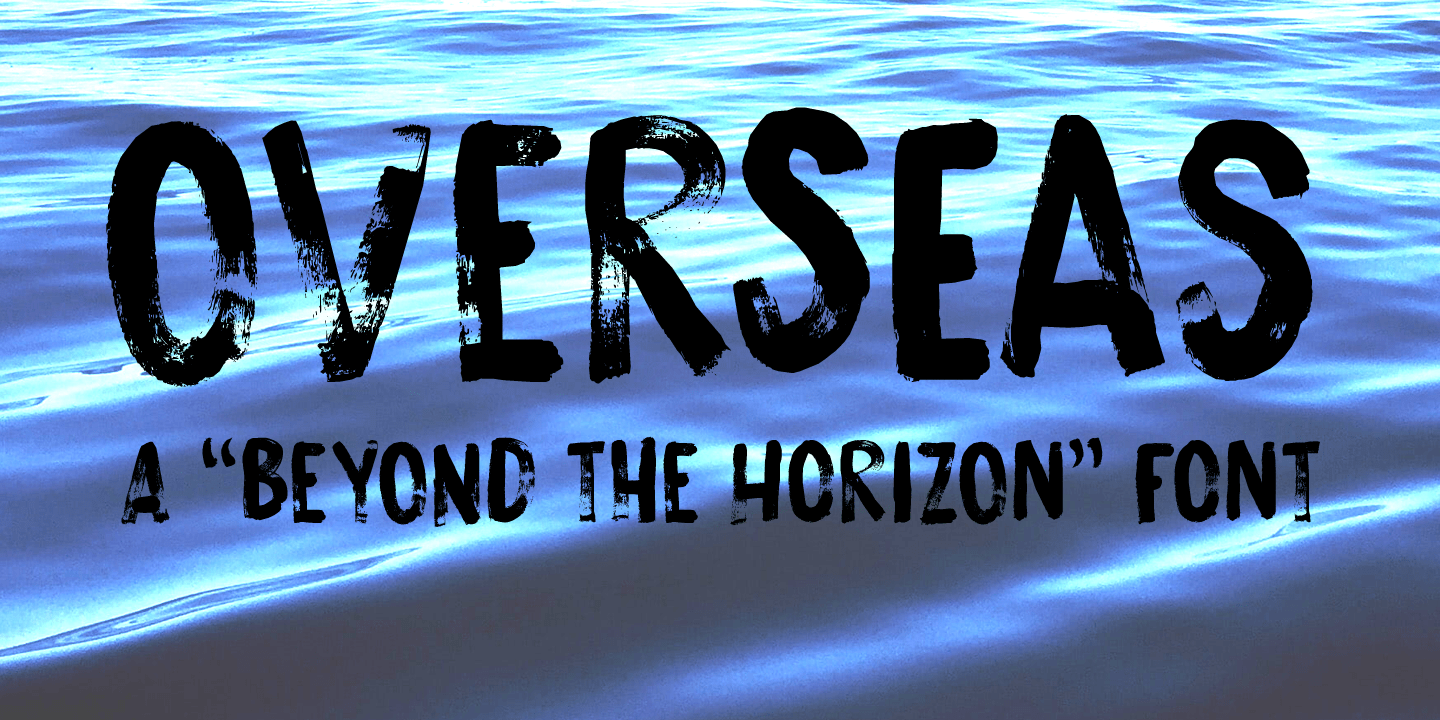 Overseas Font Poster #1