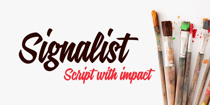 Signalist Font Poster #1