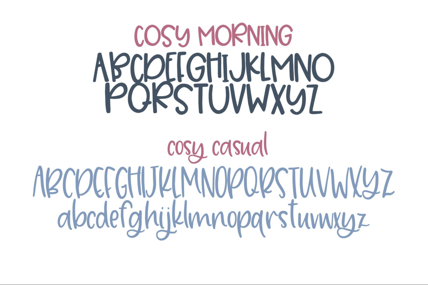 Cosy Morning Font Duo Font Poster #2