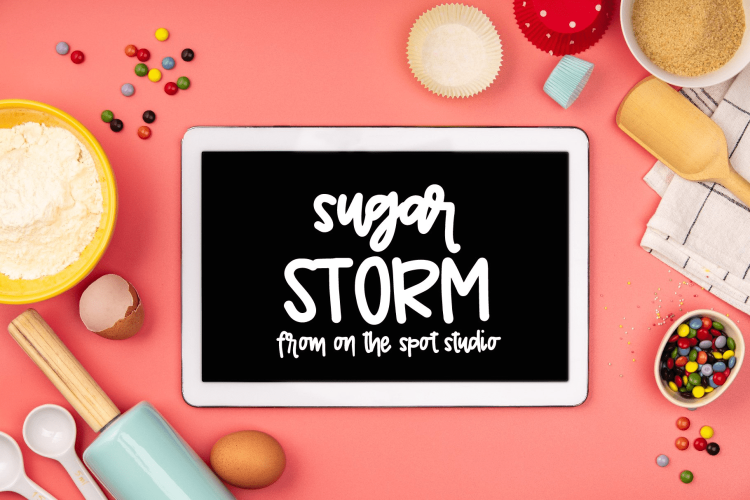 Sugar Storm Font Family Poster