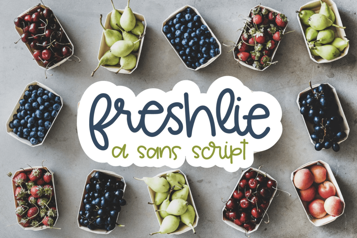 Freshlie Font Family Poster