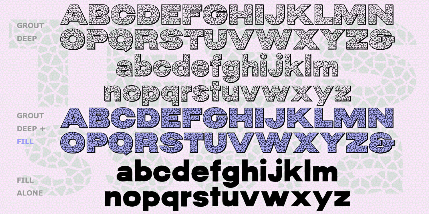 Tessera Font Poster #1
