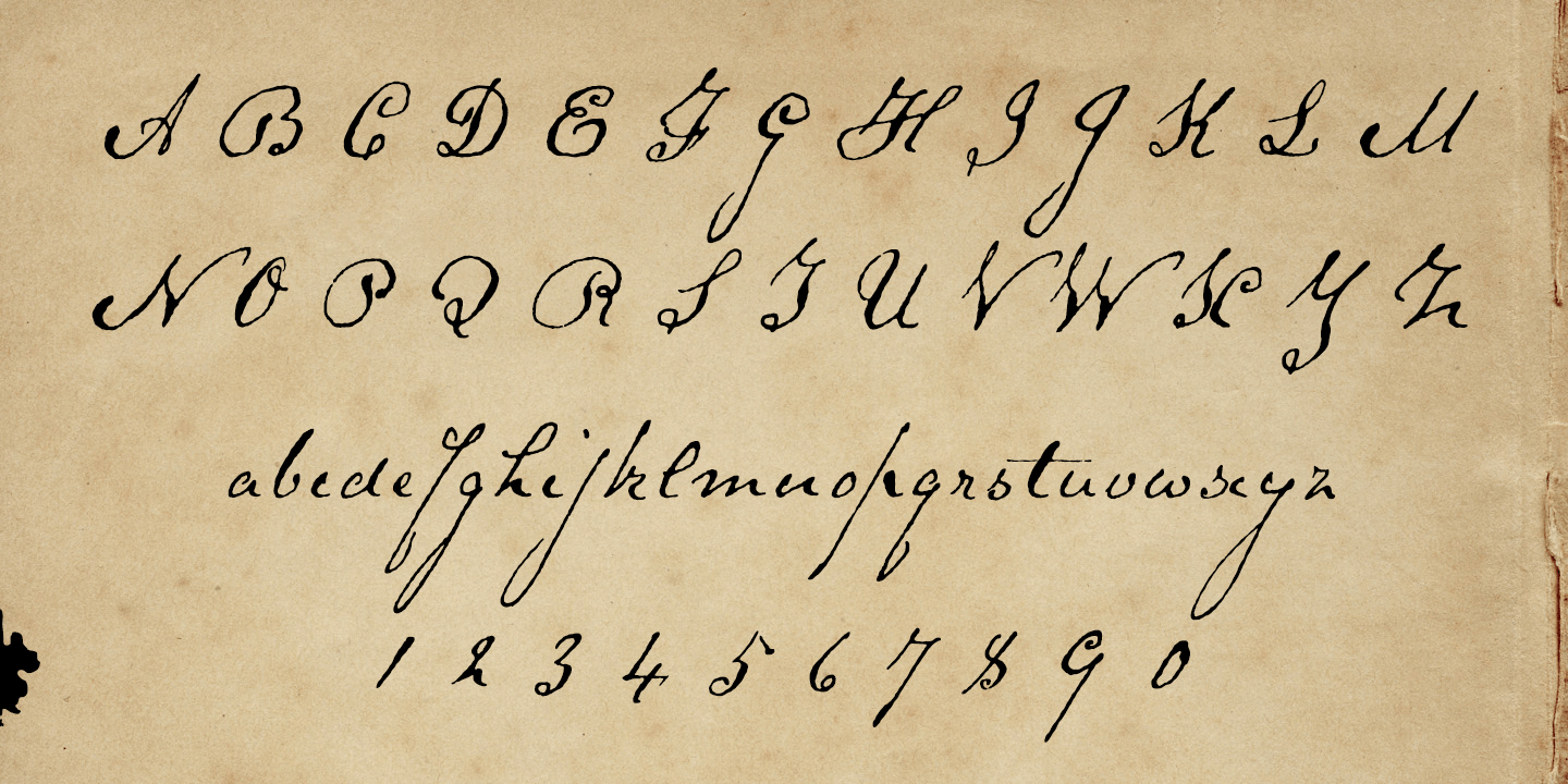 Schooner Script Font Poster #1