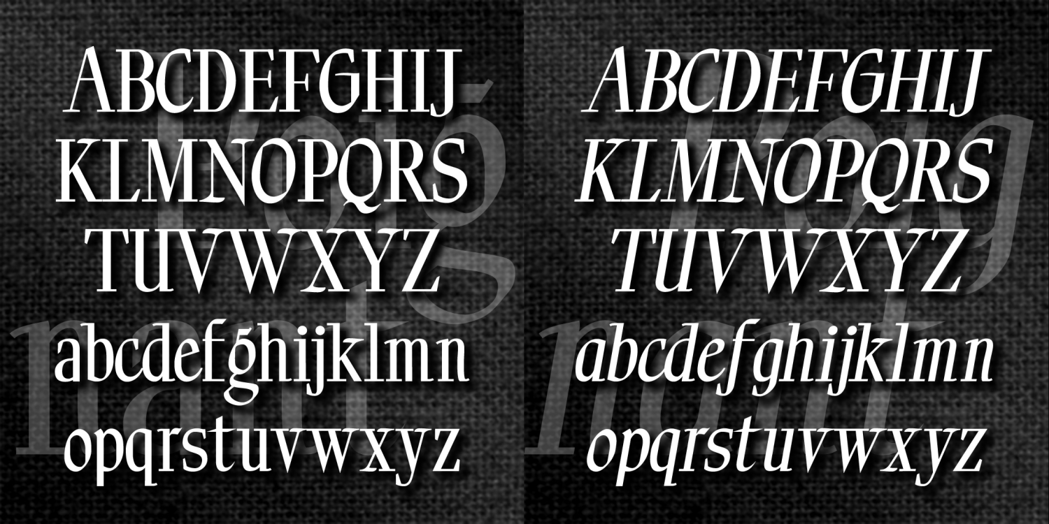 Poignant Font Family Poster