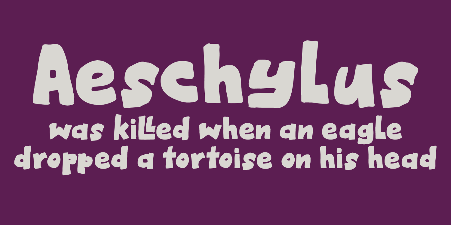 Cosmic Turtle Font Poster #1