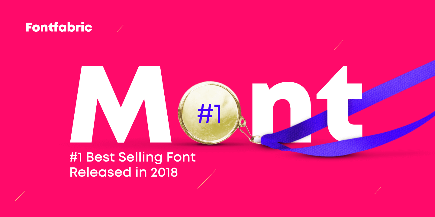 Mont Font Family by Fontfabric | Font Bros